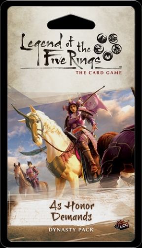 As Honor Demands Dynasty Pack for the Legend of the Five Rings Card Game